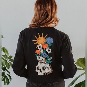 NWT Octopied Mind Cropped Long-sleeve Shirt XL cropped